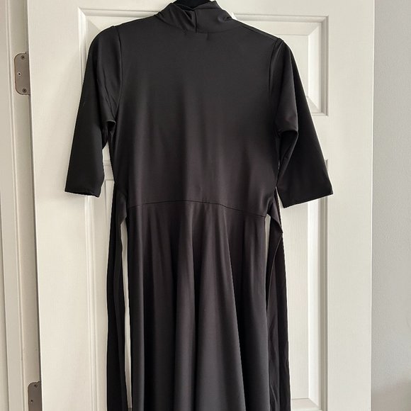 Karina Dresses - Ruby Dress (3/4 Sleeves) - Solid Black, size M/L, Like New - Picture 3 of 5